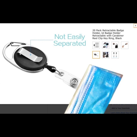 FACE MASK HOLDER| $10. Or  2 for $15. 3 for $20 - Picture 6 of 6